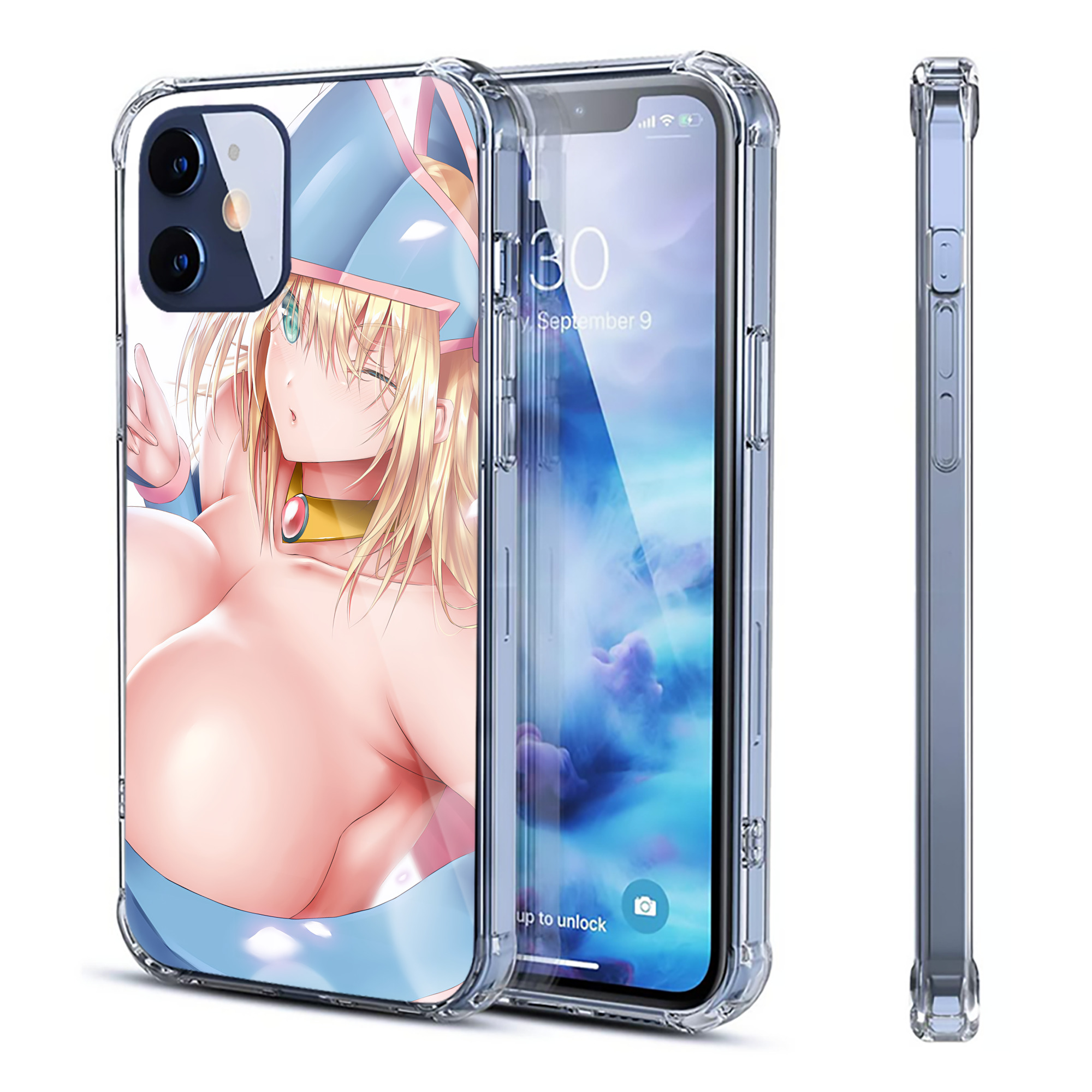 （画像用） 遊☆戯☆王 Yu-Gi-Oh! 【iPhone 12シリーズ対応】透明スマホケース（クリアソフトケース）